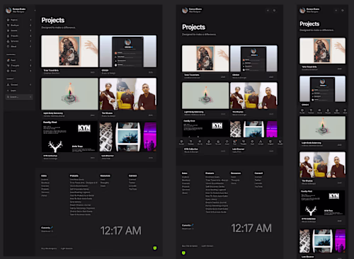 Web Design for Personal Brand Portfolio