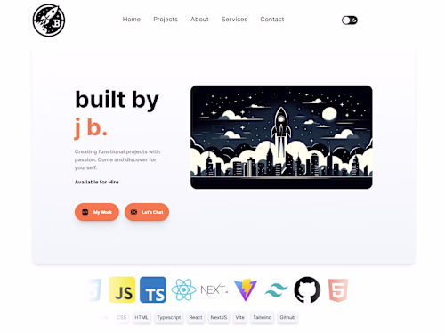 My Portfolio - https://builtbyjb.com