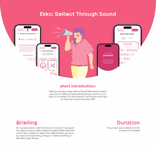 Ekko - UX Expert Passion Project | Behance