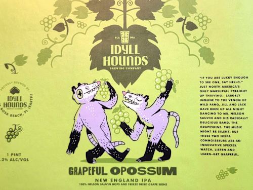 Craft Brew Narratives for Idyll Hounds | Grapeful Opossum