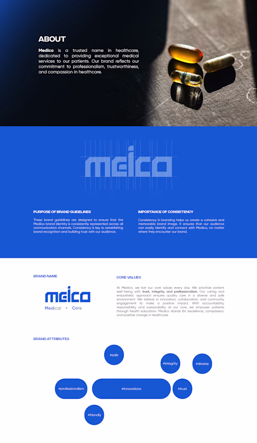 Medico Pharma | Brand Identity on Behance