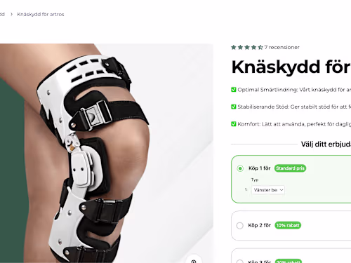 Instant simple product page template