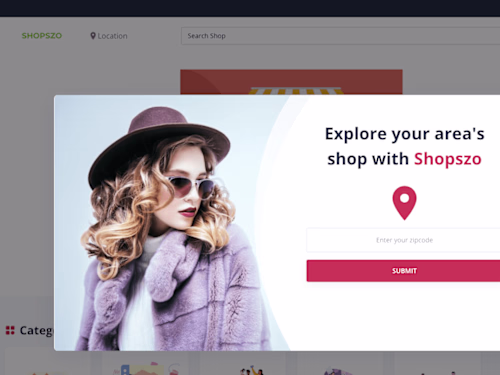 Shopszo - eCommerce Web App