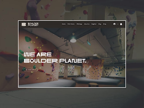 Wix Studio | Figma | Advanced Website for Rock Climbing 