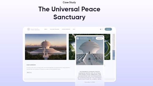 The Universal Peace
Sanctuary Web, Branding & Strategy

