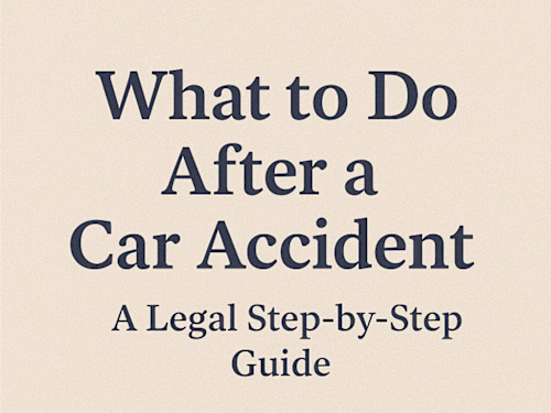Legal Guide: Steps After a Car Accident