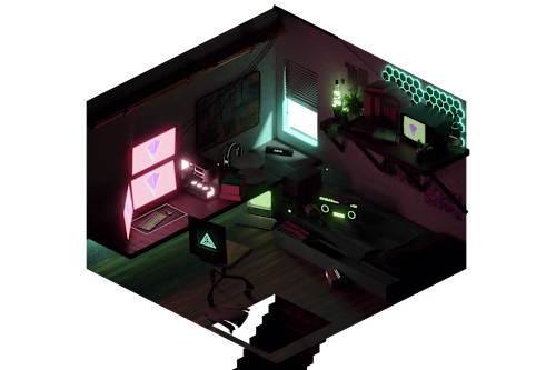 Isometric Room Design