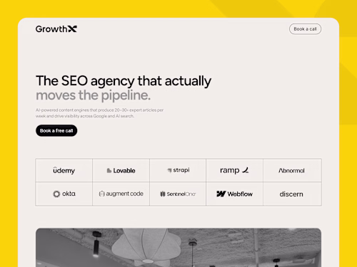 GrowthX Landing Page Design