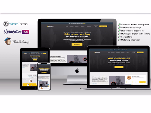 Figma to WordPress website built with Elementor