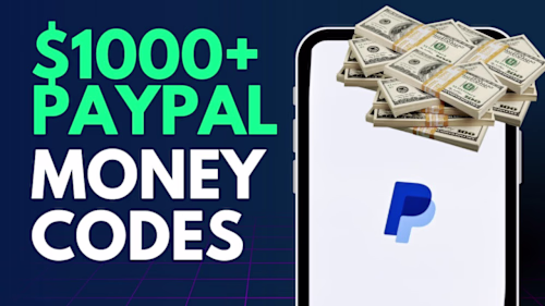 $1000+ PAYPAL MONEY CODES *LEAKED FREE METHOD*! (Make Money Onl…