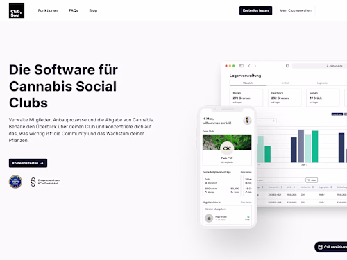 ClubSoul Landing Page