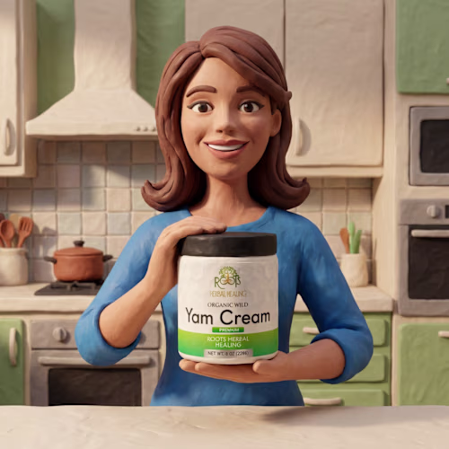 A clay style brand illustration