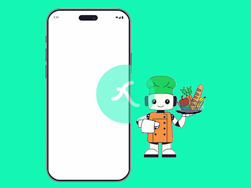 Food schedule Lottie JSON animation