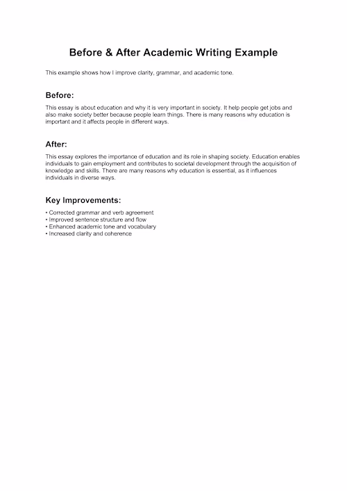 Enhance Academic Writing with Expert Clarity and Structure