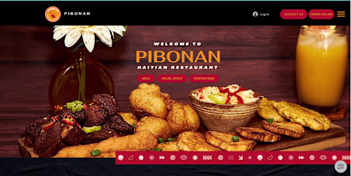 Pibonan Restaurant Web Design | Wix
