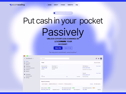 Premium SaaS Landing Page –