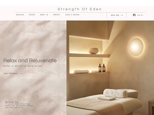 This is a Wix website that I recently made for a client, com...