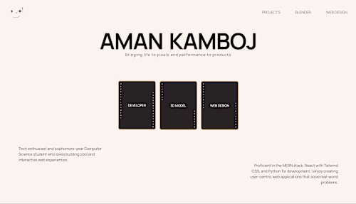 Aman Kamboj | Portfolio