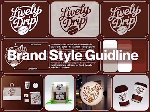 Lively Drip Logo & Visual Identity Design