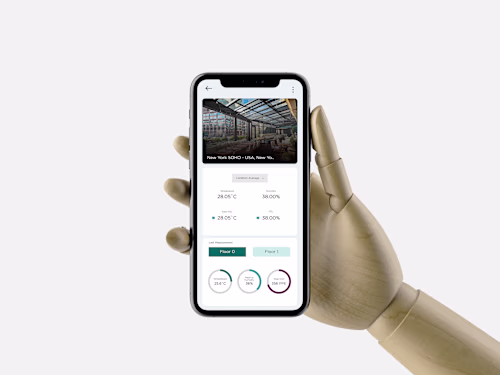 Air Quality Monitoring App - UI Redesign on Behance