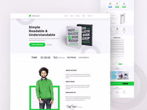 eBook Platform Website Design