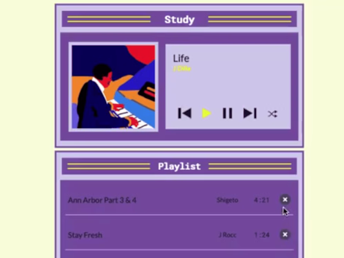 Study Music Player 🎶