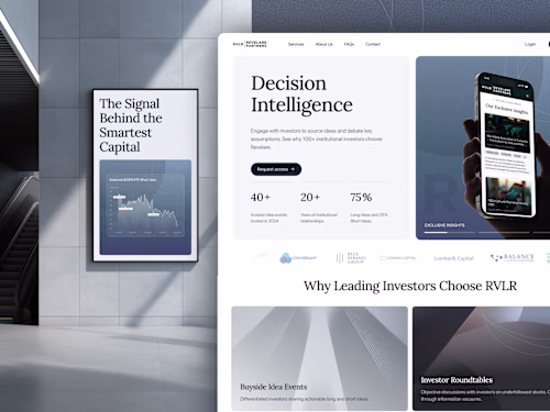 Modern, Refined Branding for RVLR Partners