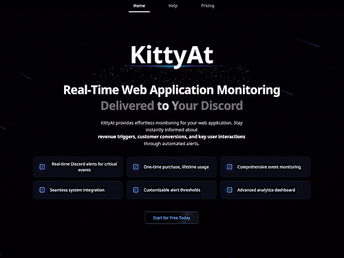 KittyAt: Real-Time Web Application Monitoring