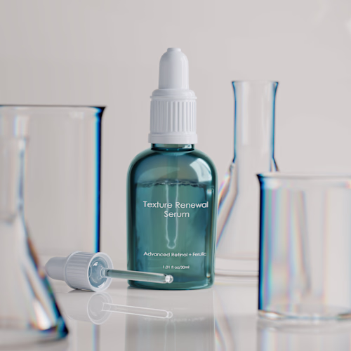 3D Serum Bottle Design