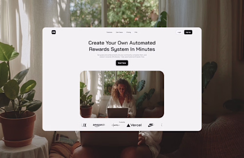 Rewards Hub, SaaS Website Design