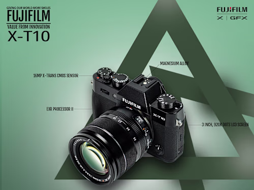 Fujifilm Camera Poster Design Hi guy ! I Designed this Fujif...