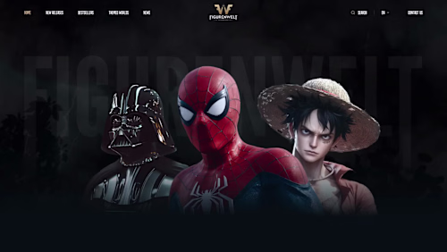 Collectibles & Entertainment 3D E-commerce Website