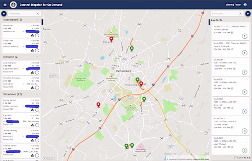 Bus dispatcher web app