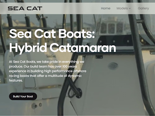 SeaCatBoats Digital Platform Design and Development