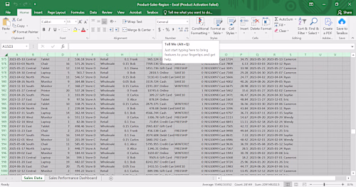 Built a multi-region sales analytics