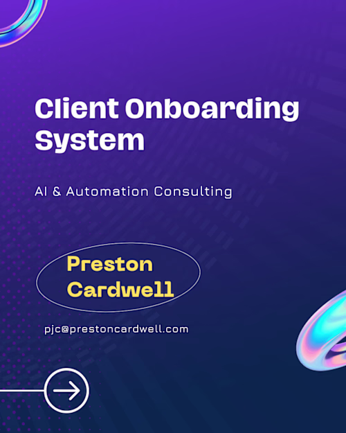 Client Onboarding System