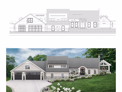 Traditional brick house update