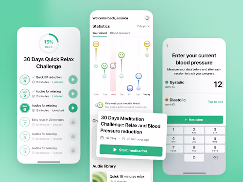 UI/UX Design for Wellness App