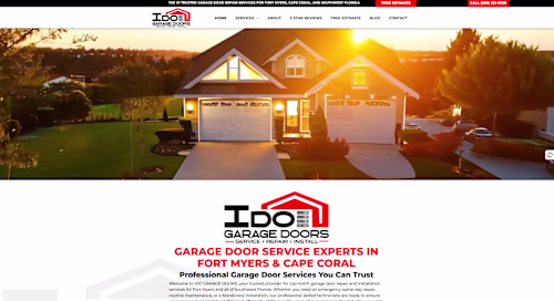 Website Development for Garage Door Service