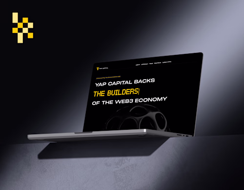 Web3 & Blockchain Lead Generation 3D Landing Page