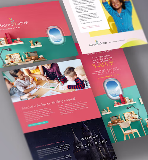 Education : Bloom & Grow : Inspire learning and curiosity 