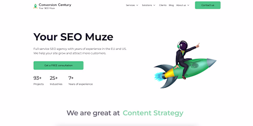 SEO Agency: Web design and development with Webflow and Figma