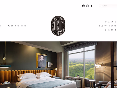 Seed Hospitality Company Website Design
