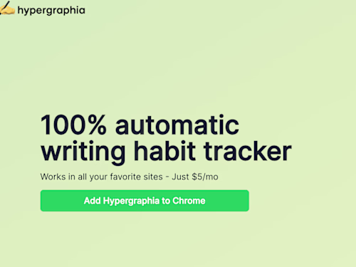 Automatic Writing Habit Tracker