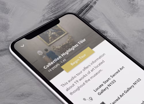 Museum Audio Guide - App Design