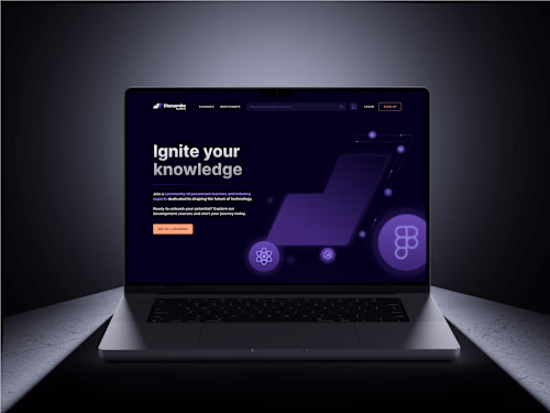 Dionamite Academy's Webdesign