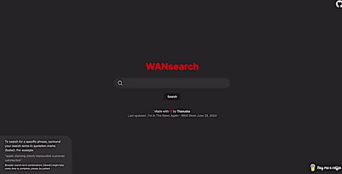 WANsearch