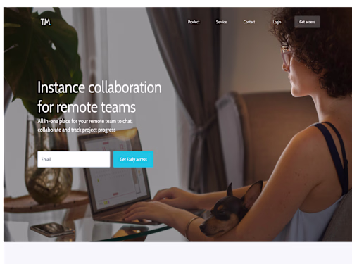 Web design for a collaboration website