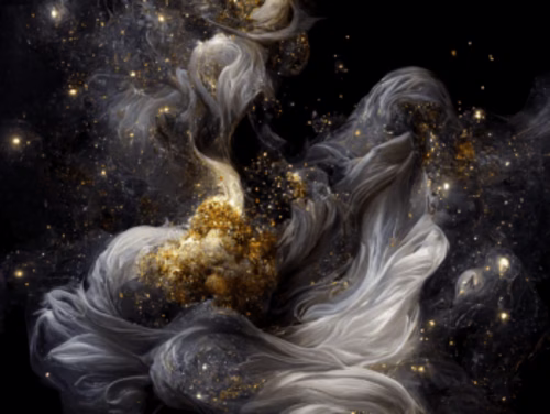 AI Art Collection Cosmic Gold