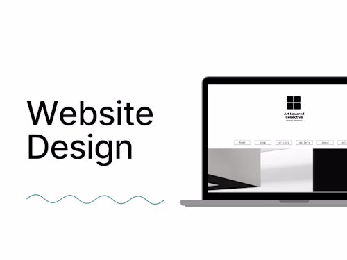 Website design - artists' collective 